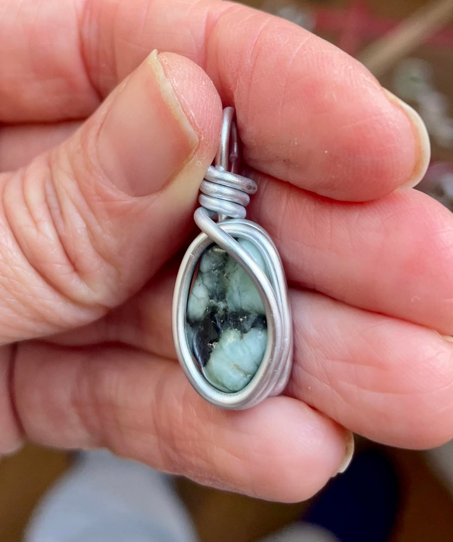 Pendentif en émeraude