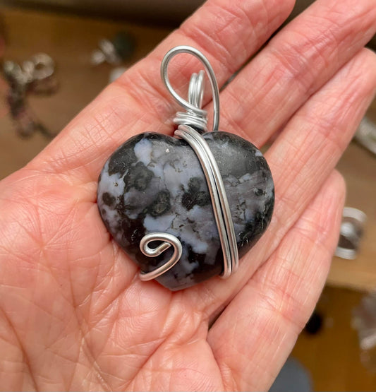 Pendentif en gabbro